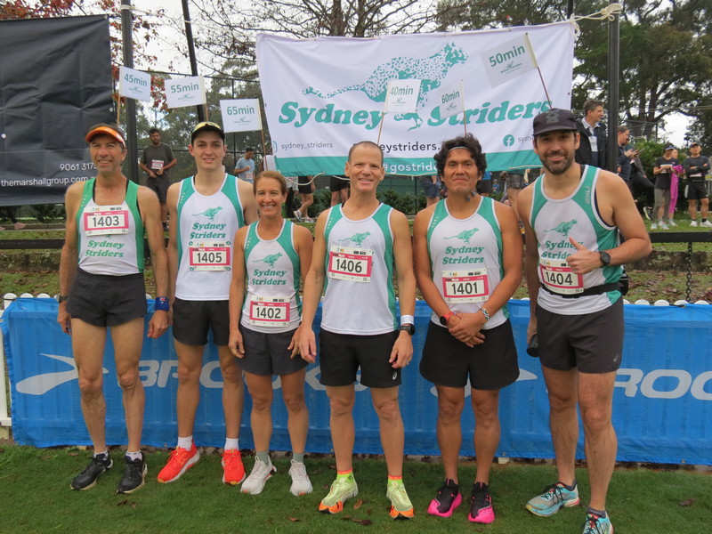 Sydney Striders FunRun team