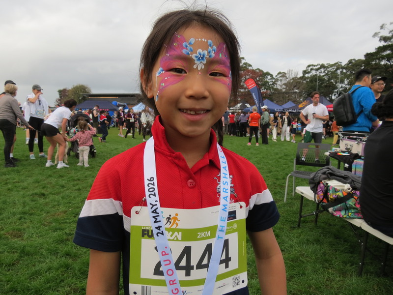 Happy face Lindfield FunRunner