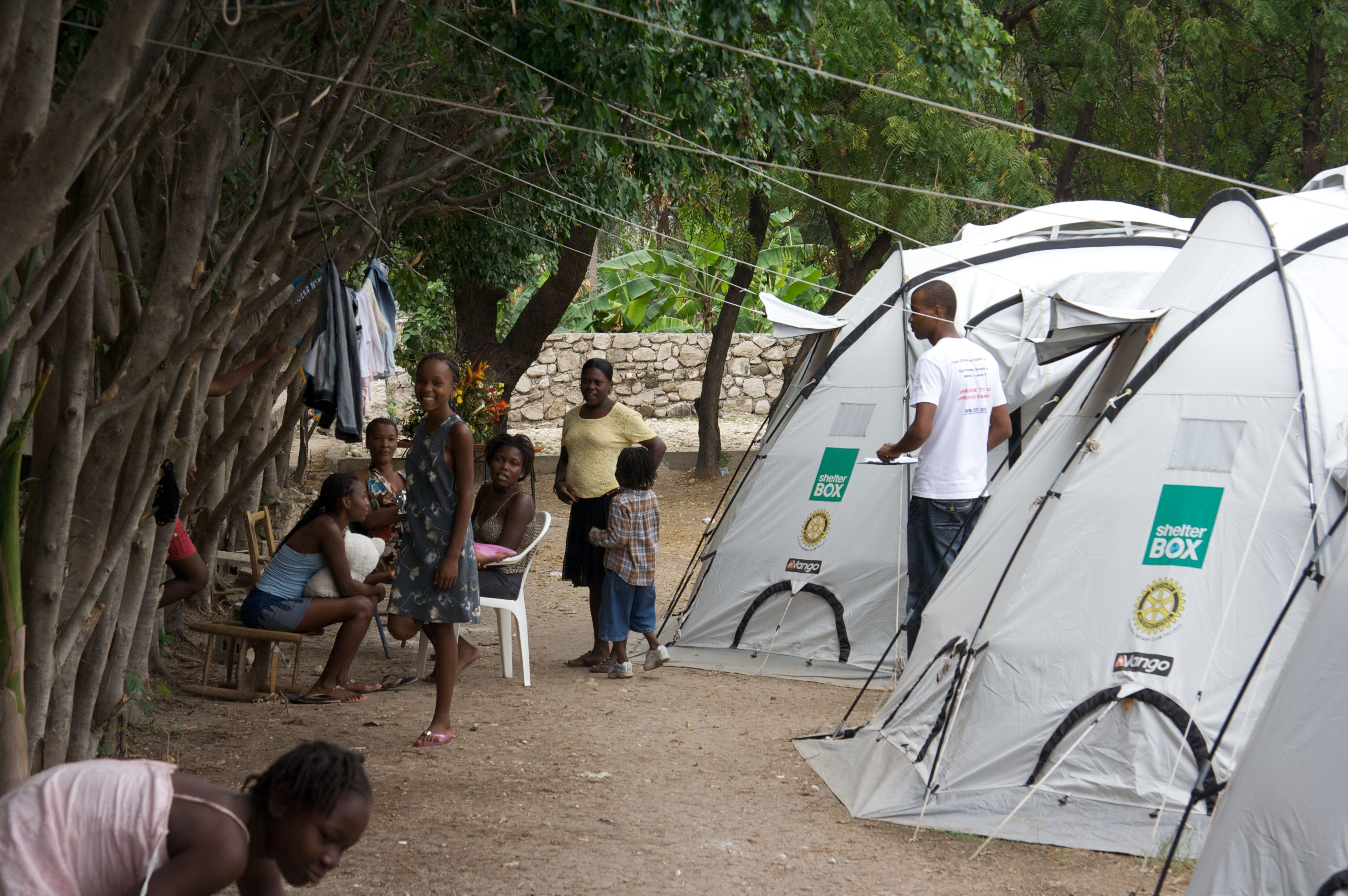 Shelter Box tent and utensils